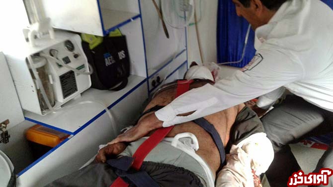 قطع‎شدن دست راننده تریلی بر اثر واژگونی خودرو در سوادکوه