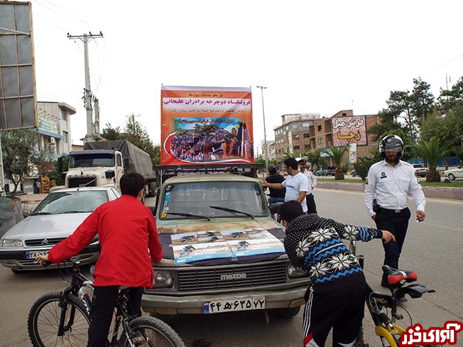 شرکت 250 رکابزن در همایش دوچرخه‎سواری نکا + تصاویر