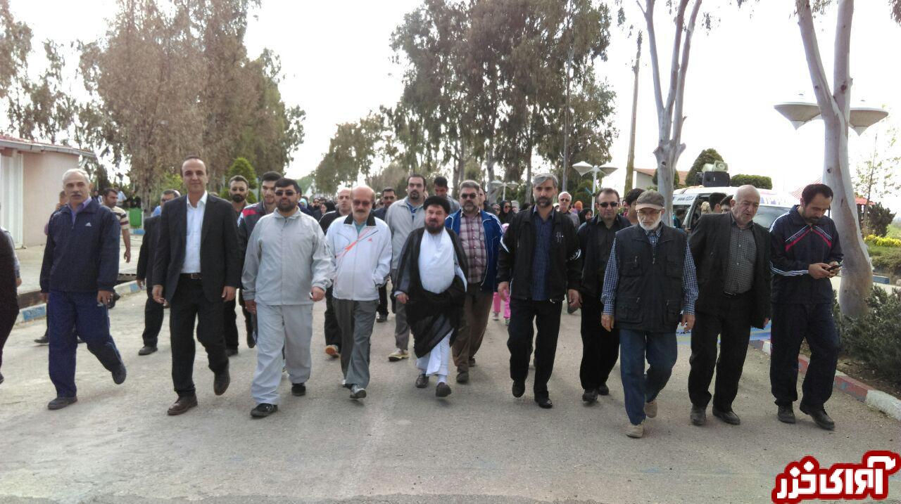 پیاده‎روی خانوادگی به مناسبت هفته سلامت در بهشهر
