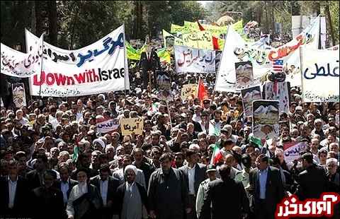 آغاز راهپیمایی روز قدس در مازندران