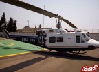 پرواز بالگرد اورژانس مازندران برای انتقال مصدومان تصادف  تیبا و وانت مزدا در جاده هراز