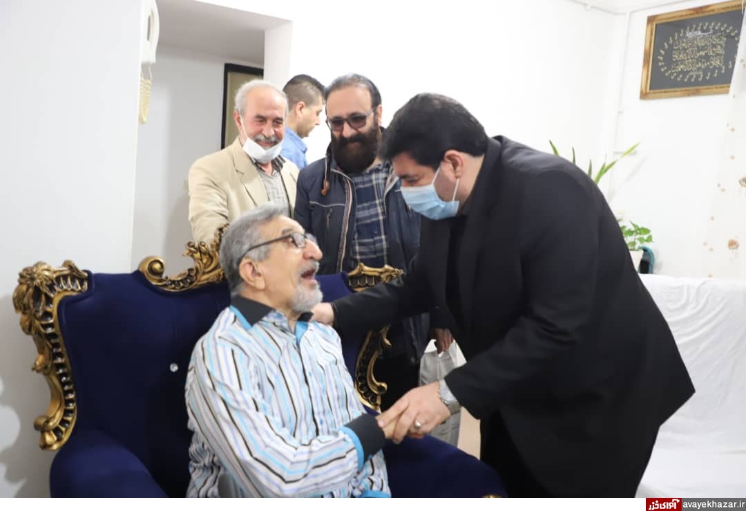 دیدار مدیرکل فرهنگ و ارشاد اسلامی از پیشکسوت مطبوعات مازندران