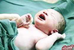 نوزاد سرخرودی با کمک به‌موقع اورژانس متولد شد