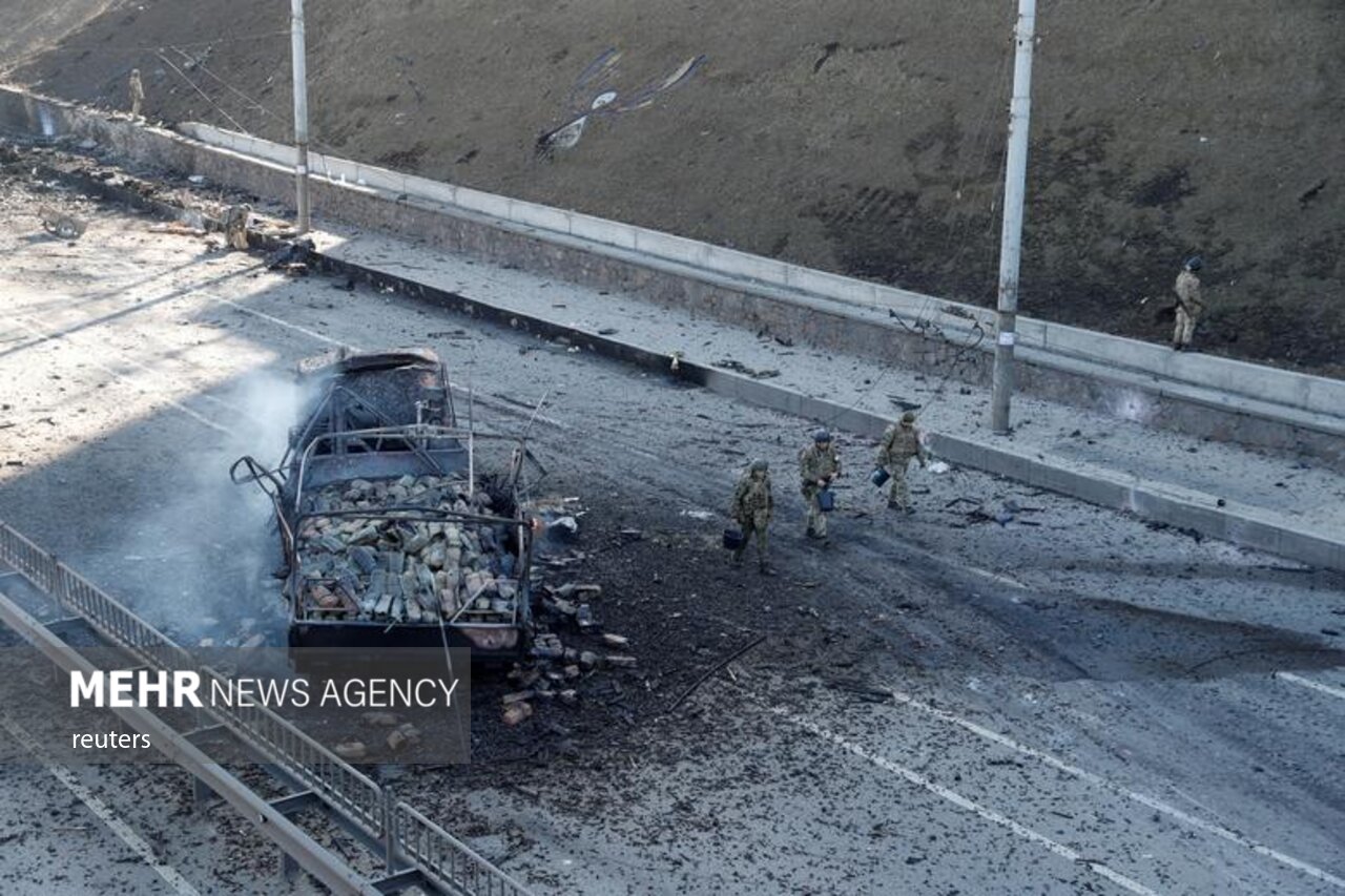 تصاویر: انهدام تجهیزات جنگی روسیه توسط نیروهای نظامی اوکراین