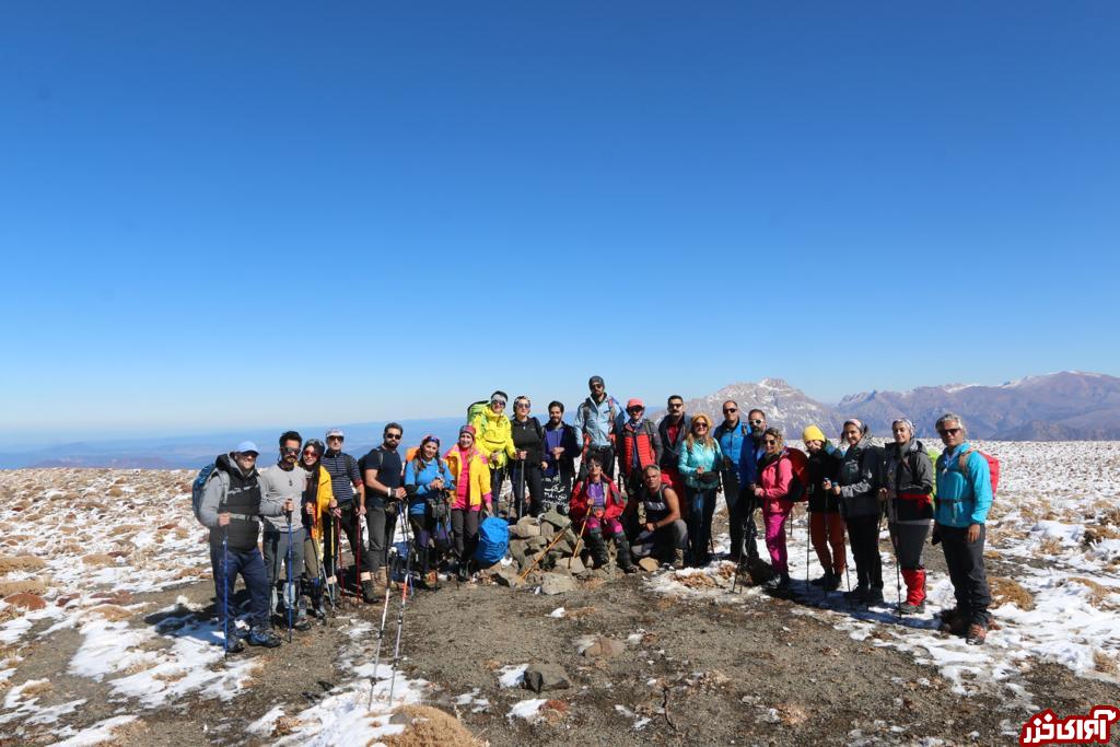 صعود بانوان کوهنورد بهشهر به قله 