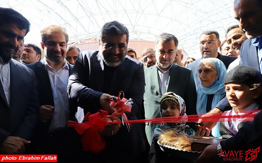 افتتاح تالار مرکزی ساری با حضور وزیر فرهنگ و ارشاد