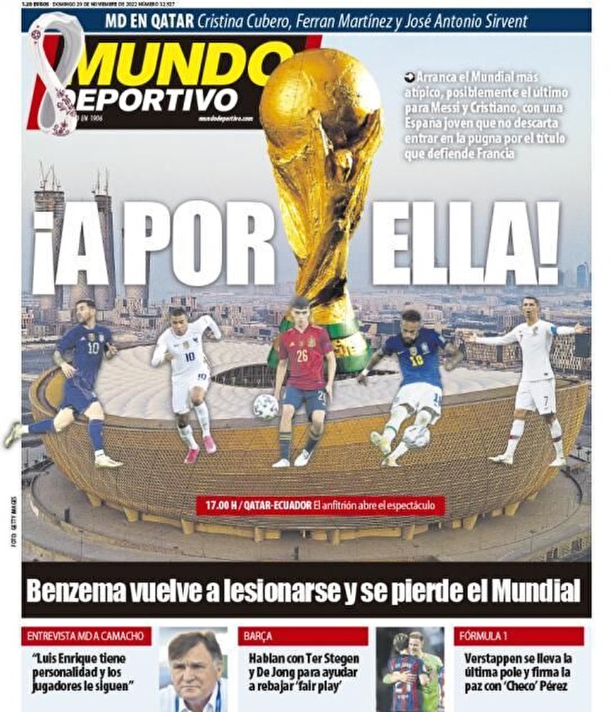 روزنامه موندو| برای جام