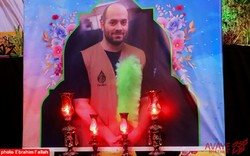 مراسم شب سوم بسیجی مجاهد شهید احمد صالحی مله