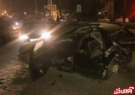 یک کشته و ۶ مصدوم در تصادف مرگبار سواری 206 با خودروی پژو 405 در میربازار بابلسر