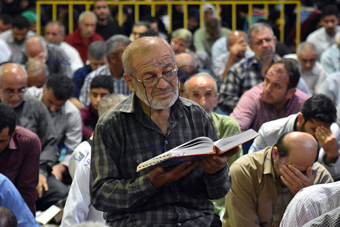 طنین زیبای دعای عرفه و حضور مهمانی از جنس آلاله‎ها در مصلای ساری