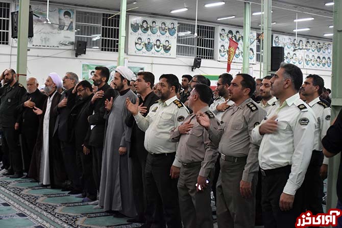 مراسم وداع با شهید رمضان موسی‌نژاد گل‌چالی در نکا