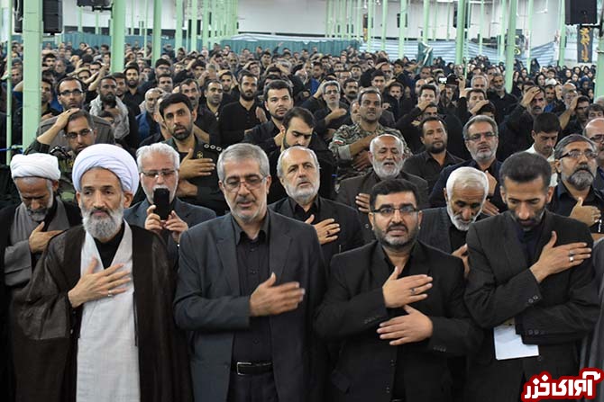 مراسم وداع با شهید رمضان موسی‌نژاد گل‌چالی در نکا