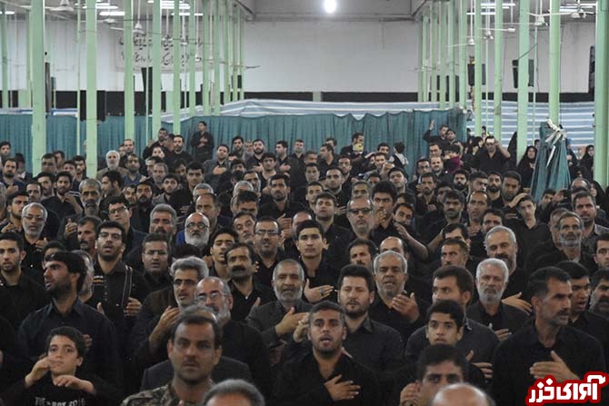 مراسم وداع با شهید رمضان موسی‌نژاد گل‌چالی در نکا