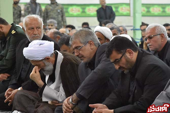 مراسم وداع با شهید رمضان موسی‌نژاد گل‌چالی در نکا