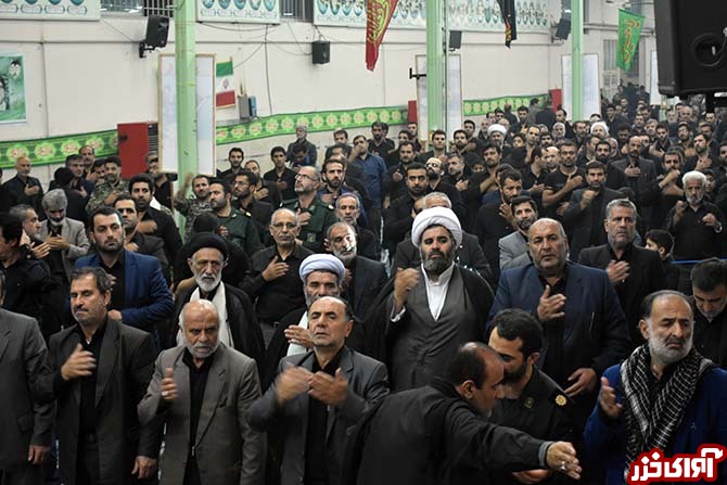 مراسم وداع با شهید رمضان موسی‌نژاد گل‌چالی در نکا