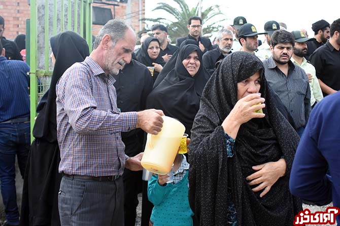 تشییع و خاکسپاری شهید موسی‎نژاد در نکا/ بازگشت به وطن پس از 33 سال