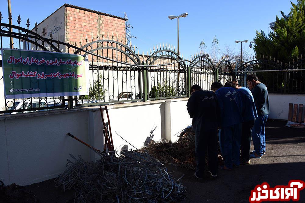 دستگیری 4 سارق سیم برق در مازندران/ کشف 1.5 تن سیم برق از متهمان + تصاویر اختصاصی آوای خزر