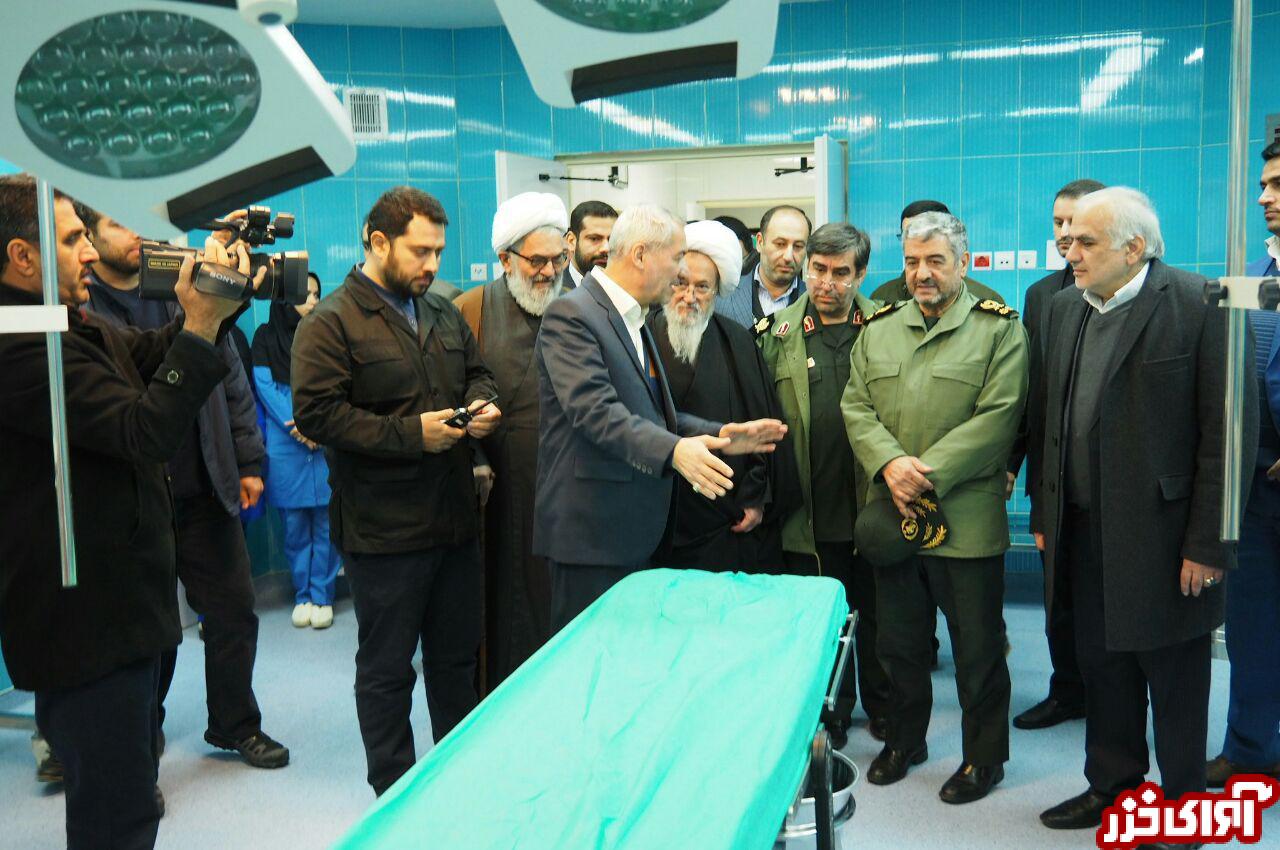 افتتاح نخستین بیمارستان نیروهای مسلح شمال کشور/ تقدیر سرلشگر جعفری از اقدامات استاندار مازندران افتتاح نخستین بیمارستان نیروهای مسلح شمال کشور/ تقدیر سرلشگر جعفری از اقدامات استاندار مازندران