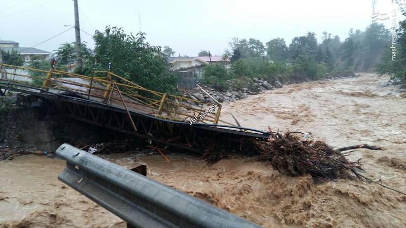 سیل مازندران به 12 شهرستان خسارت زد