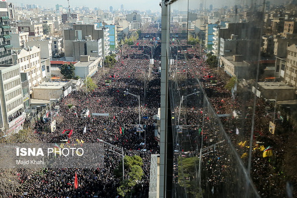 آنچه من در تشییع پیکر سردار سلیمانی دیدم سردار سلیمانی