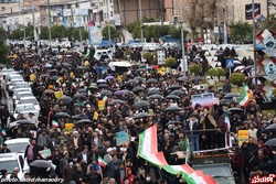 حماسه حضور مردم نکا در راهپیمایی ۲۲ بهمن ۹۸