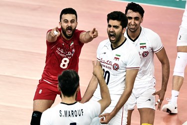 گزارش تصویری از پیروزی والیبال ایران مقابل ایتالیا