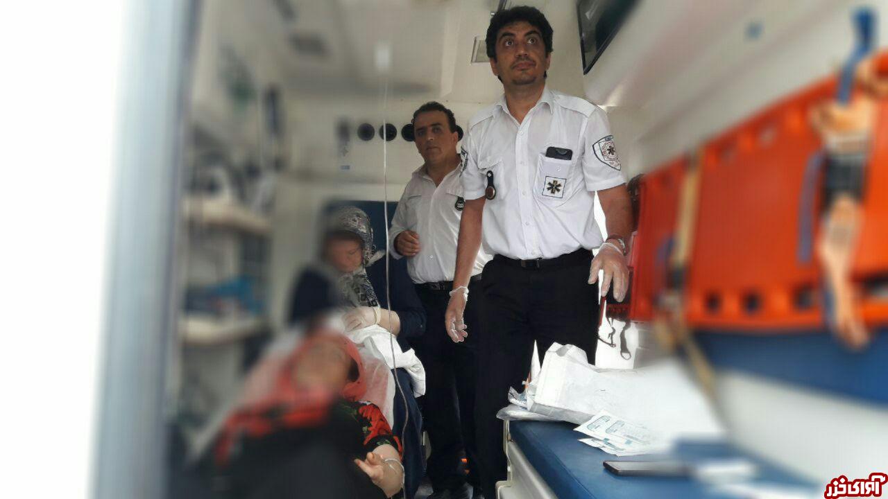نجات جان مادر و نوزاد توسط اورژانس 115 عباس‌آباد
