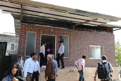 نخستین منزل احداثی سیل‌زدگان در مازندران افتتاح شد
