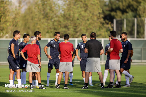 اولین تمرین تیم ملی فوتبال ایران