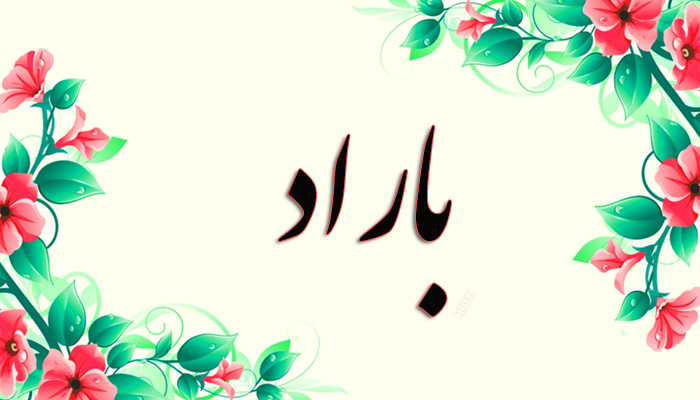 اسم باراد معنی اسم باراد