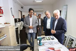 بازدید وزیر علوم از مراکز رشد واحدهای فناور ساری و پارک علم و فناوری مازندران