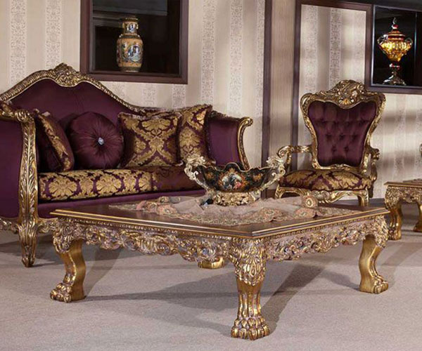 مدل میز جلو مبلی مناسب دکوراسیون سلطنتی و لوکس