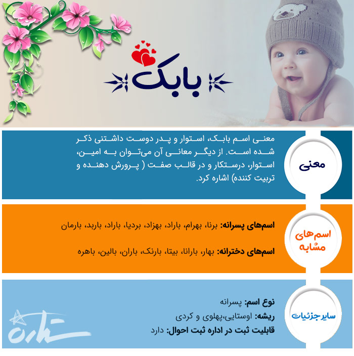 اسم بابک معنی اسم بابک چیست؟ (ریشه، فراوانی و اسمهای مشابه بابک)