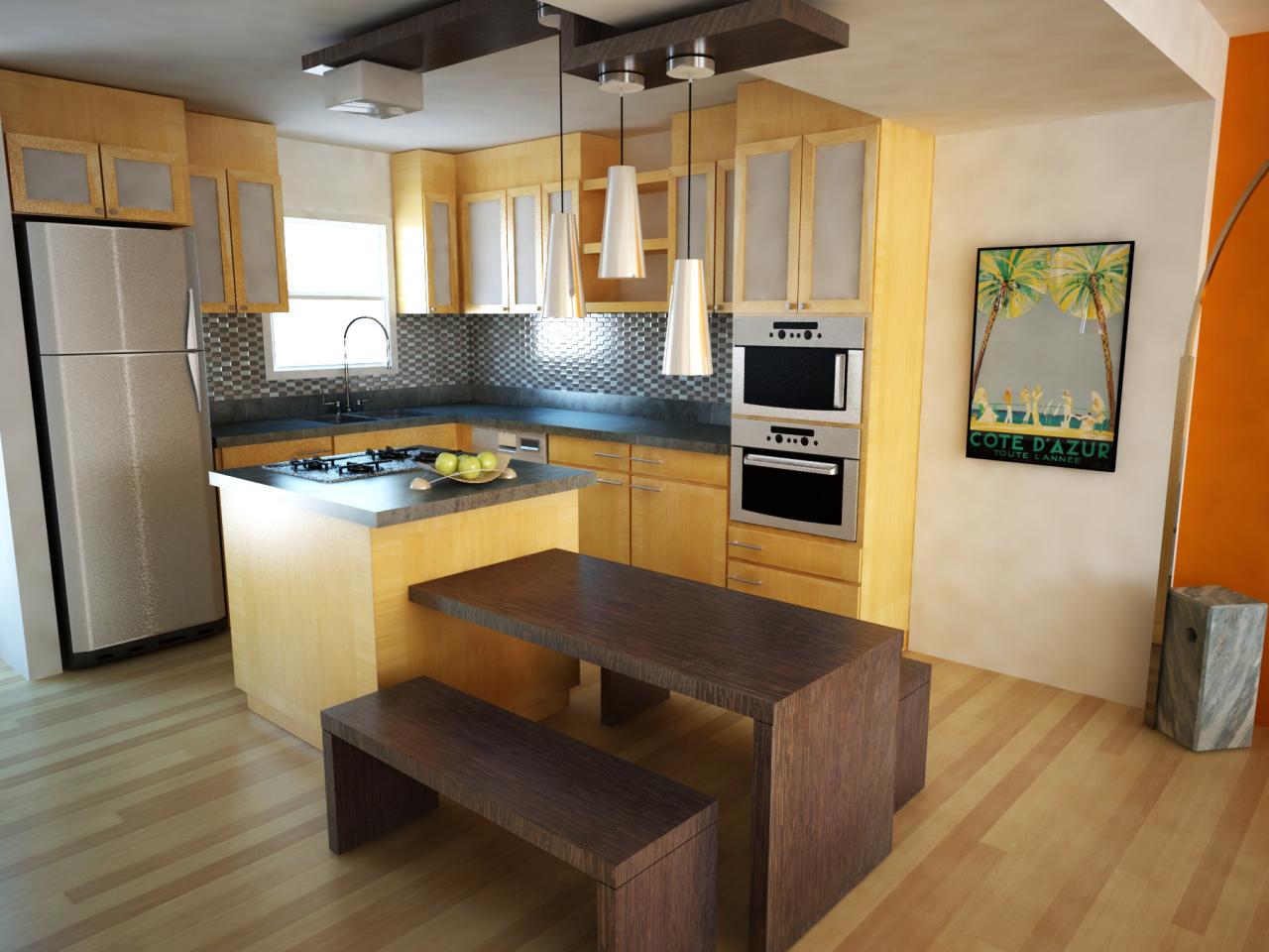 12 ترفند آسان و شیک برای طراحی دکوراسیون داخلی آشپزخانه کوچک آپارتمانی