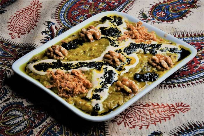  طرز تهیه حلیم بادمجان اصفهانی مجلسی با گوشت، عدس یا برنج+نکات مهم حلیم بادمجان شهرهای مختلف