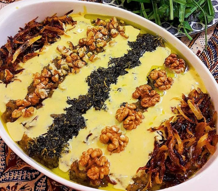 طرز تهیه حلیم بادمجان اصفهانی مجلسی با گوشت و عدس یا برنج+نکات مهم حلیم بادمجان شهرهای مختلف