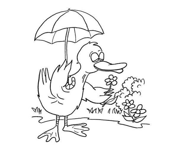 نقاشی اردک مهربان