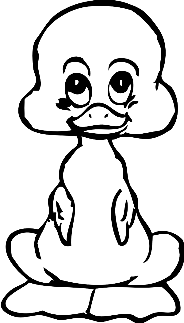 نقاشی اردک برای کودکان