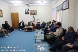 دیدار رئیس و اعضای بسیج رسانه مازندران با حجت‌الاسلام لائینی