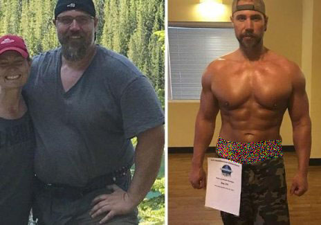 جرمی قبل و بعد از کاهش وزن و تناسب اندام