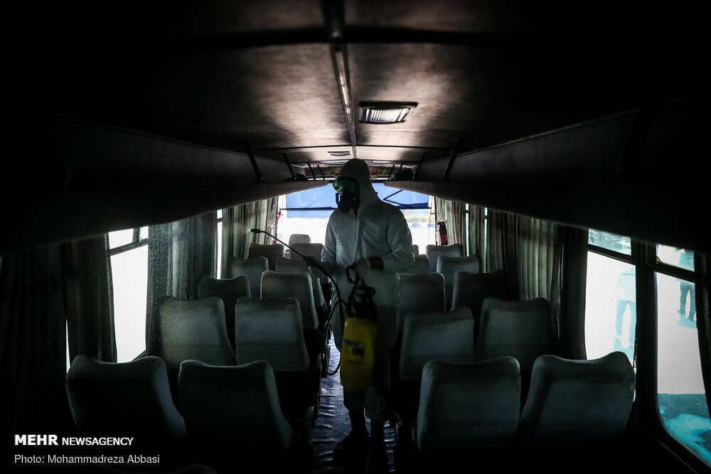 تصاویر: اقدامات پیشگیری از شیوع کرونا در پادگان های ارتش