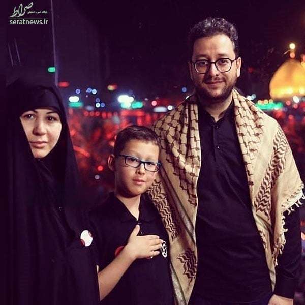 عکس/ تصویری از سید بشیر حسینی به همراه خانواده اش