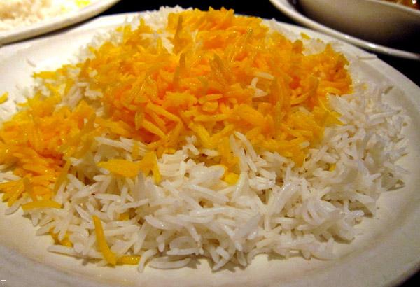 راز پخت برنج بصورت مجلسی و دان شده