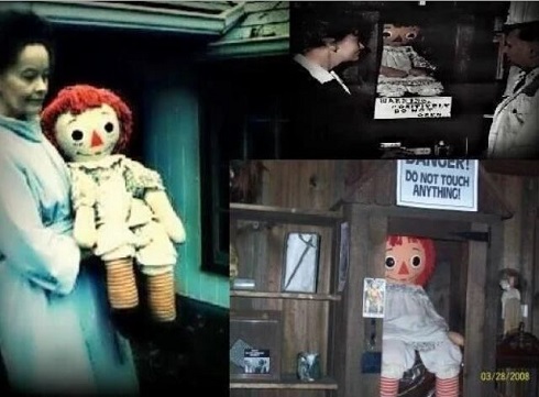 تصاویر واقعی از محل نگهداری عروسک Annabelle