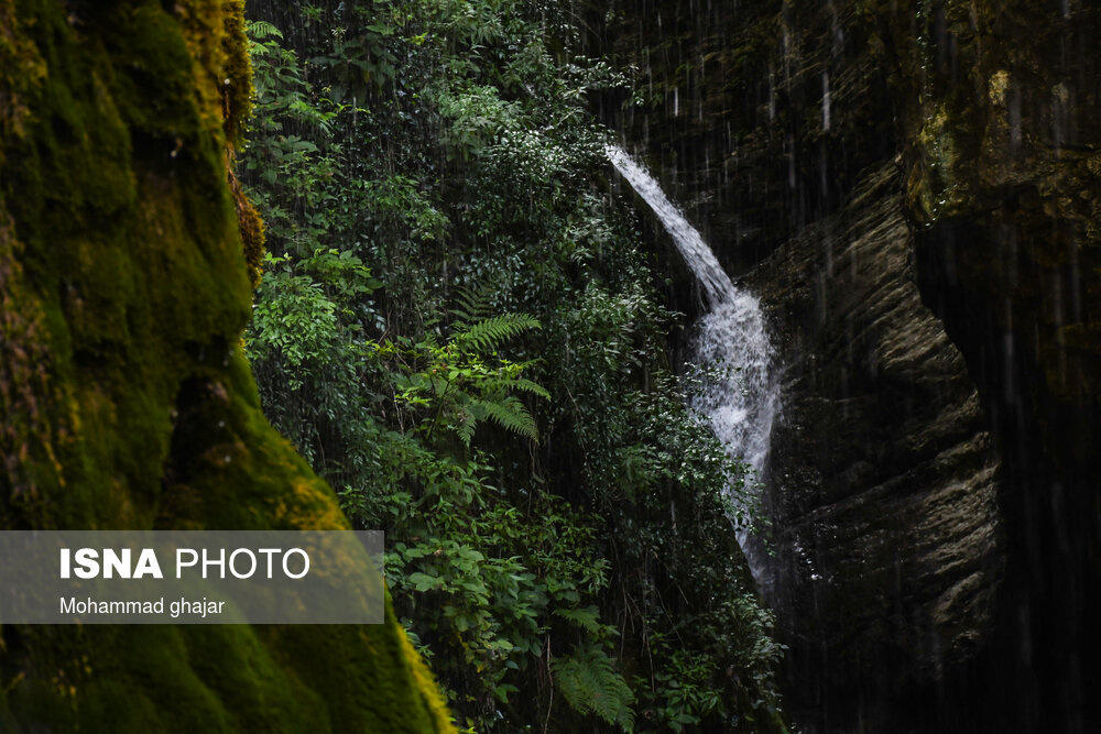 تصاویر: ایران زیباست؛ آبشار «بهشت باران»