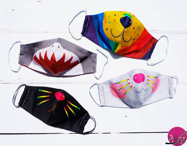 ماسک‌های طراحی شده برای کودکان