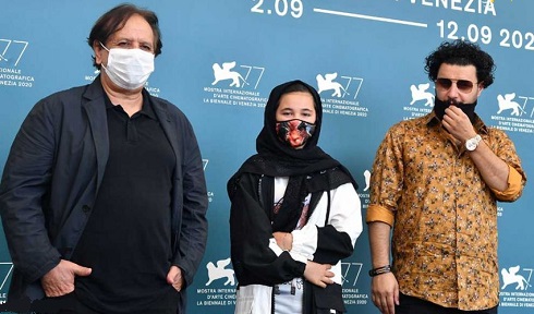 مجید مجیدی، جواد عزتی و شمیلا شیرزاد در جشنواره ونیز