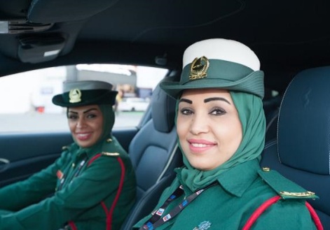 چهره زنان پلیس در دوبی
