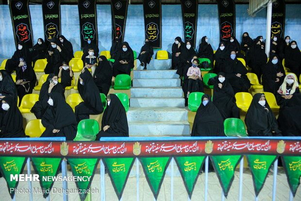 عزاداری ورزشکاران در شب عاشورای حسینی - یزد