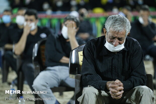 عزاداری ورزشکاران در شب عاشورای حسینی - یزد